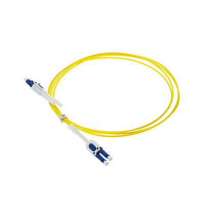 Uniboot Fiber Optic Patch Cable LC/UPC-LC/UPC OM3 OM3 OS2 Duplex OFNR 2.0mm Aqua 