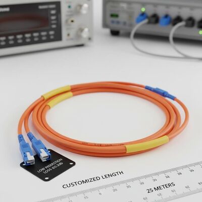 Mode Conditioning Fiber Optic Patchcord with Low Insertion Loss ≤0.3dB LSZH Jacket Material and Customized Length