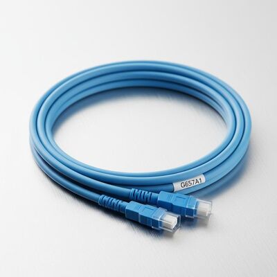 Uniboot Duplex Fiber Optic Patchcord 2.0mm Diameter with G657A1 Fiber and LSZH Jacket LC PC Connector