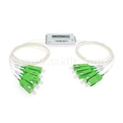 CCWDM 8+1Channel Compact Coarse Wavelength Division Multiplexer G657A1 Fiber Optic for Data Center FTTX