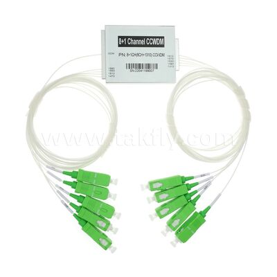 CCWDM 8+1Channel Compact Coarse Wavelength Division Multiplexer G657A1 Fiber Optic for Data Center FTTX