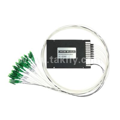 CWDM 8+1Channel MUX & DEMUX ABS Module Fiber Optic for Data Center FTTX