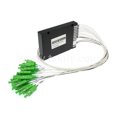 Fiber Optic CWDM 8+1Channel MUX & DEMUX ABS Module for Data Center FTTX