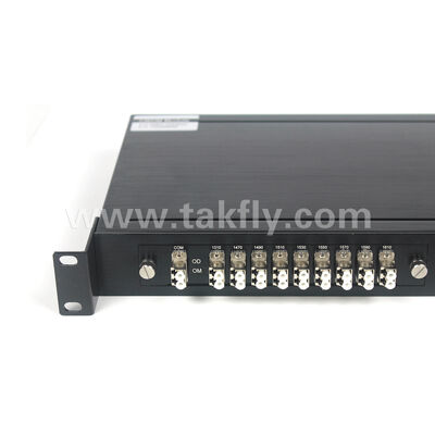 CWDM 8+1Channel MUX+DEMUX LGX Module Fiber Optic for Data Center FTTX