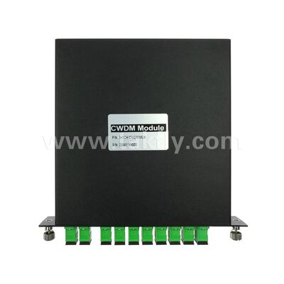 CWDM 8+1Channel MUX+DEMUX LGX Module Fiber Optic for Data Center FTTX