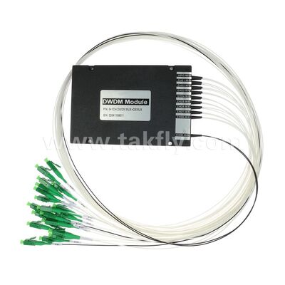 DWDM 8+1Channel MUX+DEMUX ABS Module Fiber Optic for Data Center Telecom 5G