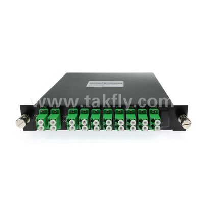 DWDM 8+1Channel MUX+DEMUX LGX Module Fiber Optic for Data Center Telecom 5G