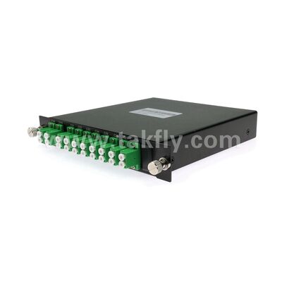 DWDM 8+1Channel MUX+DEMUX LGX Module Fiber Optic for Data Center Telecom 5G