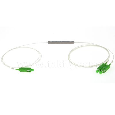 PLC Splitter 1*N Steel Tube SC APC/UPC 0.9mm Fiber Optic for Data Center Telecom FTTX
