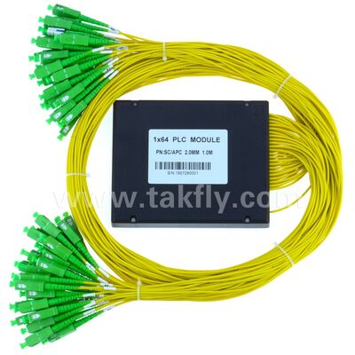 PLC Splitter ABS box 1xN SC APC/UPC Fiber Optic for Fttx Telecom Data Center