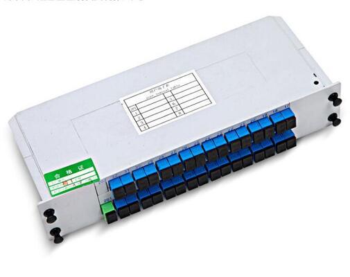 PLC Splitter LGX Singlemode G657A SC APC/UPC Fiber Optic for Data Center Telecom FTTx