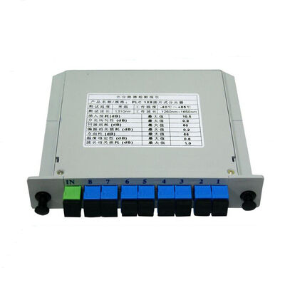 PLC Splitter LGX Singlemode G657A SC APC/UPC Fiber Optic for Data Center Telecom FTTx
