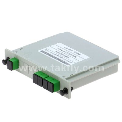 Fiber Optic PLC Splitter LGX Singlemode G657A SC APC/UPC for Data Center Telecom FTTx