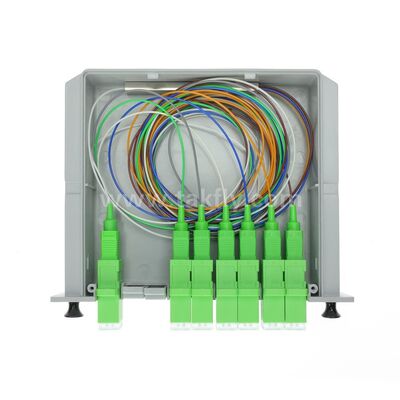 PLC Splitter LGX Singlemode G657A SC APC/UPC Fiber Optic for Data Center Telecom FTTx