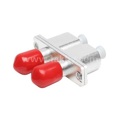 ST-LC Coupler Duplex Metal Hybrid Adapter Female/Female Fiber Optic for Data Center Telecom FTTX