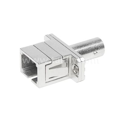 ST-SC Coupler Simplex Metal Hybrid Adapter Female/Female Fiber Optic for Data Center Telecom FTTX