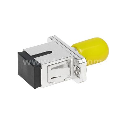ST-SC Coupler Simplex Metal Hybrid Adapter Female/Female Fiber Optic for Data Center Telecom FTTX