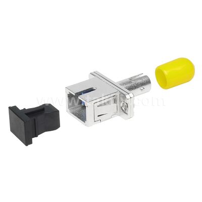 ST-SC Coupler Simplex Metal Hybrid Adapter Female/Female Fiber Optic for Data Center Telecom FTTX