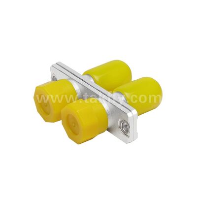 FC-ST Coupler Duplex Metal Hybrid Adapter Female/Female Fiber Optic for Data Center Telecom FTTX