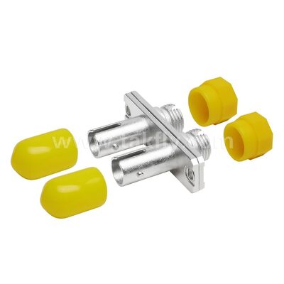 FC-ST Coupler Duplex Metal Hybrid Adapter Female/Female Fiber Optic for Data Center Telecom FTTX