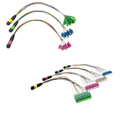 MPO MTP Multi-Core Pre-terminated Fiber Patch Cord for High-Density Data Center Applications