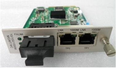 10/100/1000M 2-Port Base-T to 100 Base-X Managed Media Converter Factory Direct Sales Reliable Network Connection