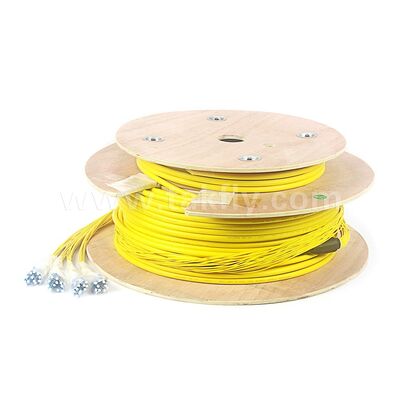 Pre-terminated Patchcord 48Cores LC-LC Fiber Optic Breakout Drop Cable for Telecom Data Center