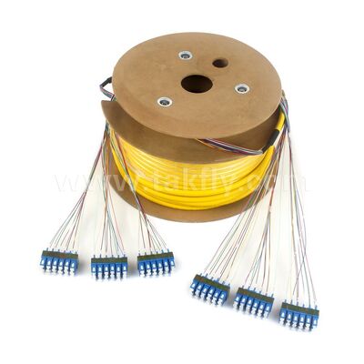 Pre-terminated Patchcord 36Cores SC-SC Fiber Optic Breakout Drop Cable for Telecom Data Center