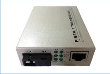 10/100/1000Base-TX to 1000Base-FX Fiber Optic Media Converter with LFP