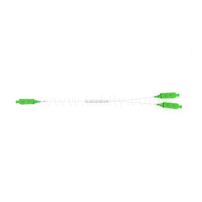 Square Steel Tube PLC 1x2 Single Mode Fiber Optic Splitter