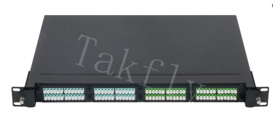 MPO/MTP Fiber Distribution Panel – 1U Rack-Mount, Pre-Connectorized Cassette Module, 4 Slots, LC/MPO Interface, for Data Center Fiber Management