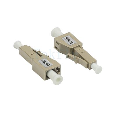 LC Male to Female Fiber Optic Attenuator – Inline Fixed Type for Single Mode / Multimode