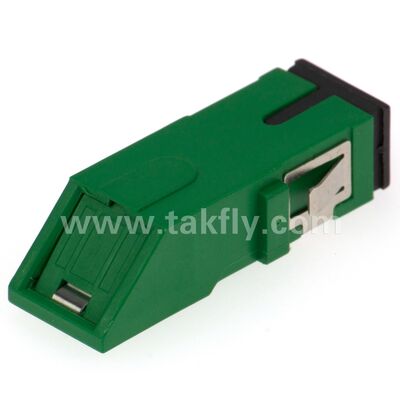SC Zirconia Sleeve Fiber Optic Adapter with Duplex Option and Flangeless Configuration