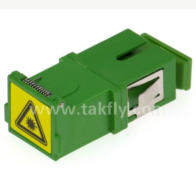 SC Zirconia Sleeve Fiber Optic Adapter with Duplex Option and Flangeless Configuration