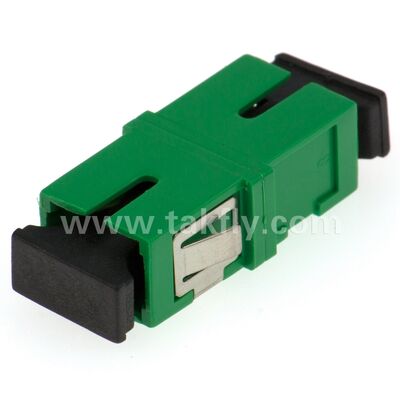 SC Zirconia Sleeve Fiber Optic Adapter with Duplex Option and Flangeless Configuration