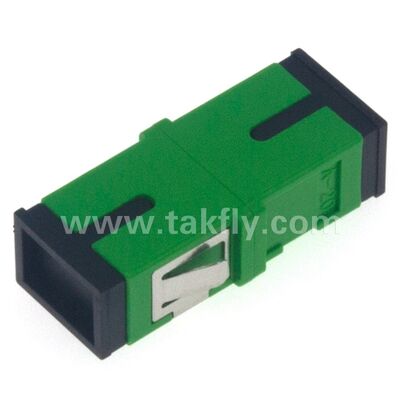SC Zirconia Sleeve Fiber Optic Adapter with Duplex Option and Flangeless Configuration