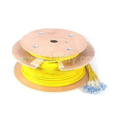 Fiber Optic Patch Cords 48Cores SC-SC Pre-terminated Breakout Patchcord for Telecom Data Center