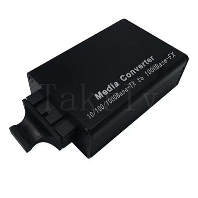 Mini 100M Fast Ethernet Media Converter,10/100Base-TX to 100Base-FX ,Aluminum Housing, Extend to 100km