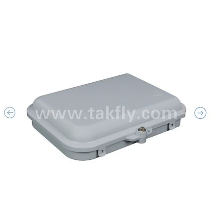 FTKS-1805-8E Termination Box with 8 PCS SC/UPC SM SX adapter and pigtail fully installed