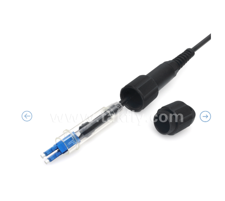 IP67 Waterproof LC-LC Duplex Patch Cord – Outdoor Rated, GYFJH Cable, Ready for Tough Environments