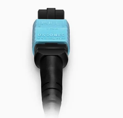 12‑Fiber MTP® High‑Density Pre‑terminated Fiber Optic Connector for high‑density data center cabling and direct connection of 40G/100G/400G optical modules.
