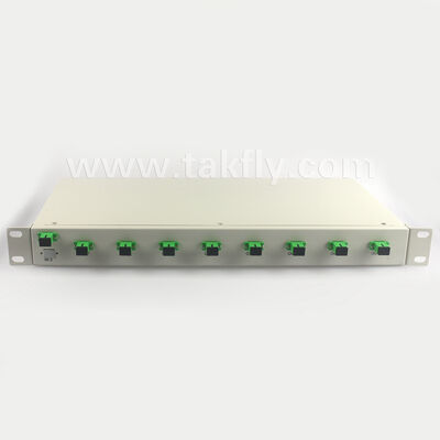 1U Rack Mount PLC Splitter with High Uniformity, Full Wavelength Support, and Reverse Operation Capability