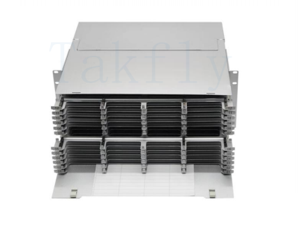 1U / 2U / 4U High Density MPO Cassette Patch Panel – Rack-Mount, Easy-Plug MPO to LC Cassette Modules, Pre-Loaded LC Adapters for Data Center & SAN/LAN Applications