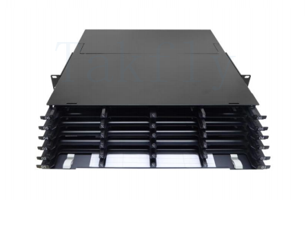 1U / 2U / 4U High Density MPO Cassette Patch Panel – Rack-Mount, Easy-Plug MPO to LC Cassette Modules, Pre-Loaded LC Adapters for Data Center & SAN/LAN Applications