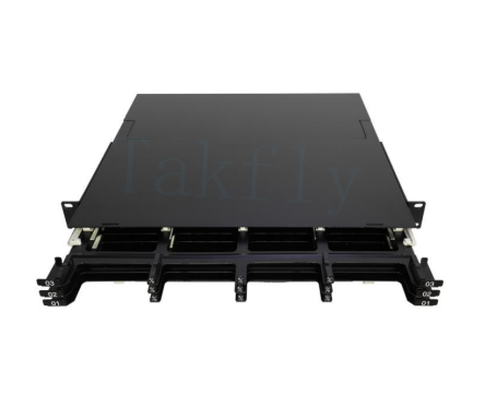 1U 144C High Density MPO Patch Panel – 12 Cassettes, MPO to LC Conversion, Pre-Terminated for SAN/LAN/Data Center