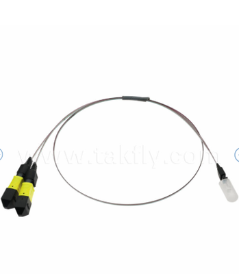 MTP-16CH-FA Fiber Array Assembly – MTP Connector to 16-Channel V-Groove Fiber Array, Low Insertion Loss, for High-Speed Optical Transceivers & CPO/Data Center Applications