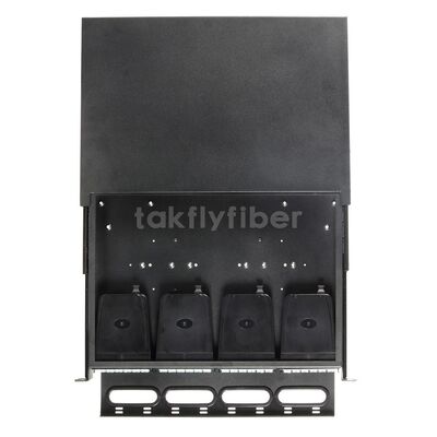 Takfly High-Density Rackmount Patch Panel with Plug-and-Play 12-Fiber MTP/MPO Cassette Management for Data Centers