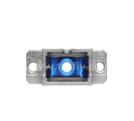 SC Simplex Metal Fiber Adapter – Durable Metal Housing, Low Insertion Loss, High & Low Temperature Resistant, for Fiber Optic Cable-to-Cable & Cable-to-Equipment Connections