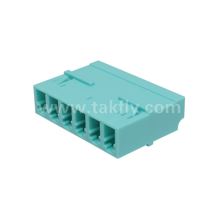 LC 6‑Way Adapter – 6‑in‑1 LC Duplex, High‑Density Fiber Adapter, Low Insertion Loss, for Data Center & FTTx High‑Density Patching
