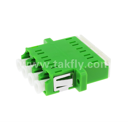 LC Quad Inner Shutter Adapter – 4-in-1 LC Duplex APC with Built-in Shutter, Protects Eyes from Fiber Optic Laser, IEC & RoHS Compliant, for Data Center & High-Power Fiber Connections